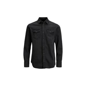 Jack Jones Black Denim Men's Shirt